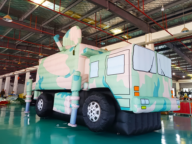 充气仿真雷达车