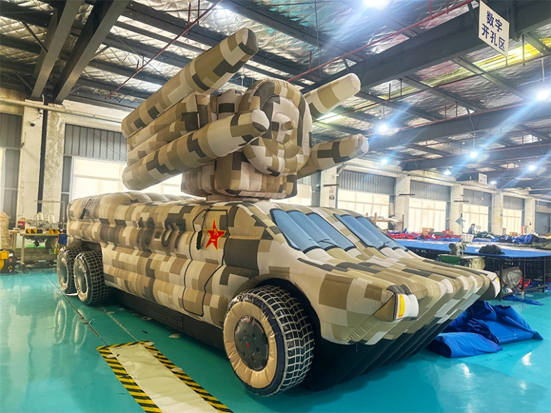 充气仿真防空装备车（红旗7b假目标）