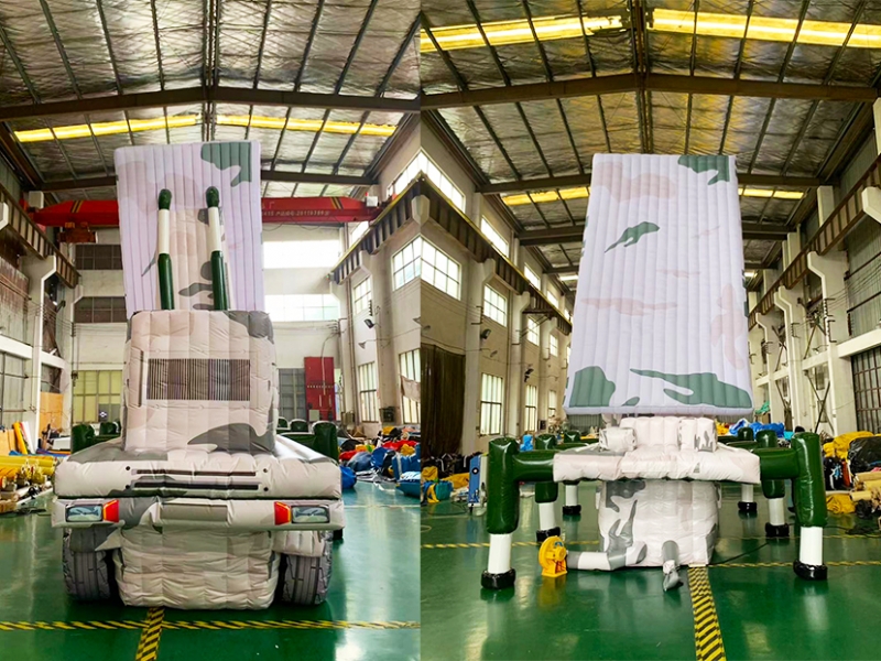 充气仿真雷达车