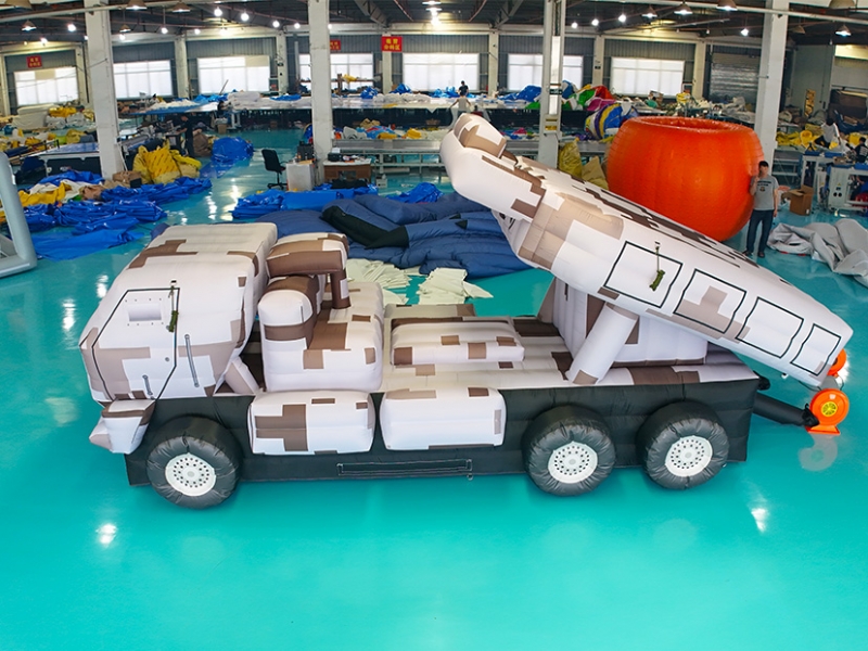 充气海马斯高机动火箭炮假目标